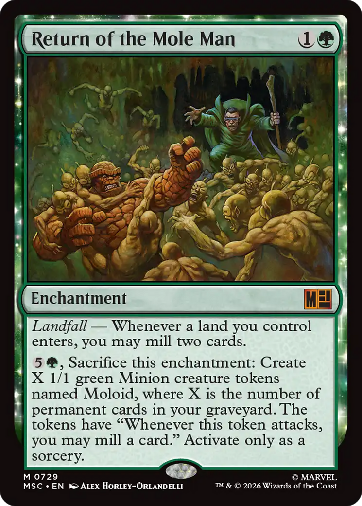 Return of the Mole Man (MSC) - Foil
