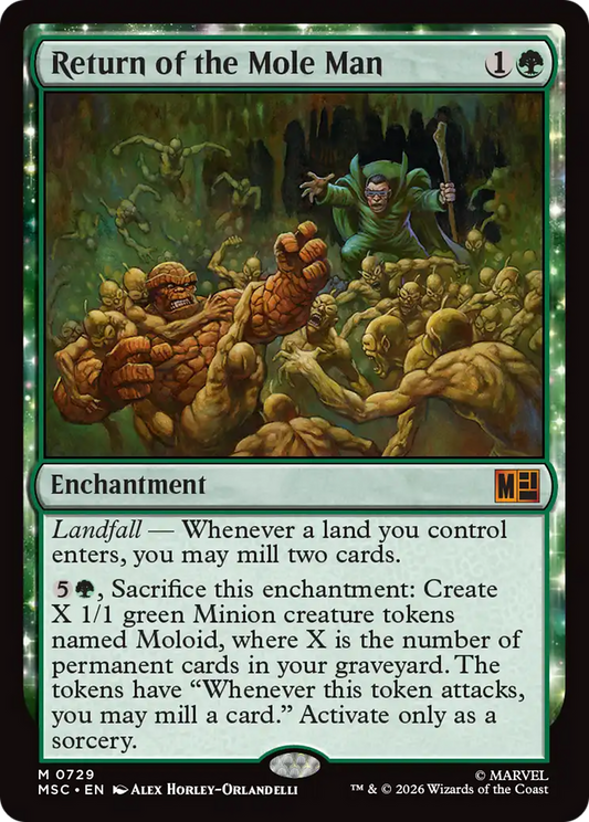 Return of the Mole Man (MSC) - Foil