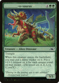 _____-o-saurus (434) - Galaxy Foil