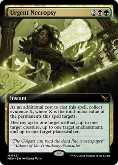 Urgent Necropsy (0421) (Extended Art) - Foil