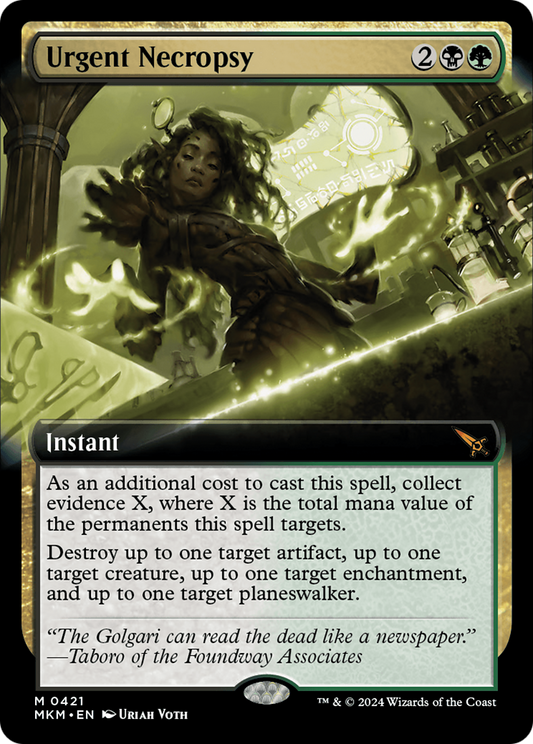 Urgent Necropsy (0421) (Extended Art) - Foil