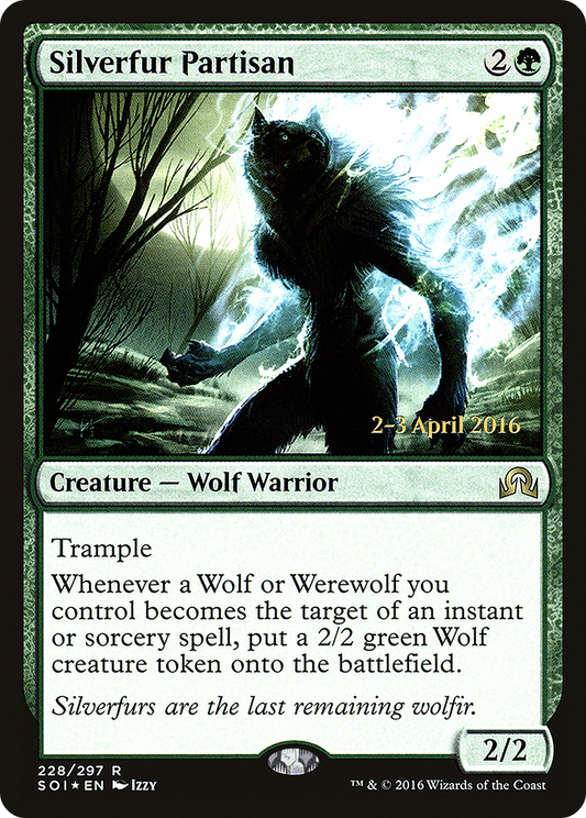 Silverfur Partisan (228) (Prerelease) - Foil