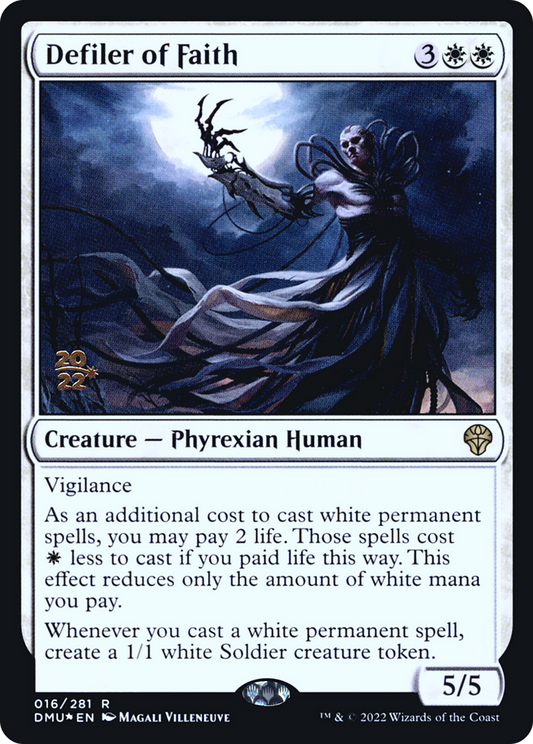 Defiler of Faith (016) (Prerelease) - Foil