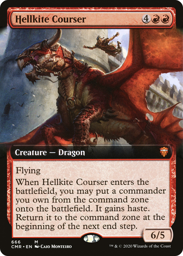 Hellkite Courser (666) (Extended Art)