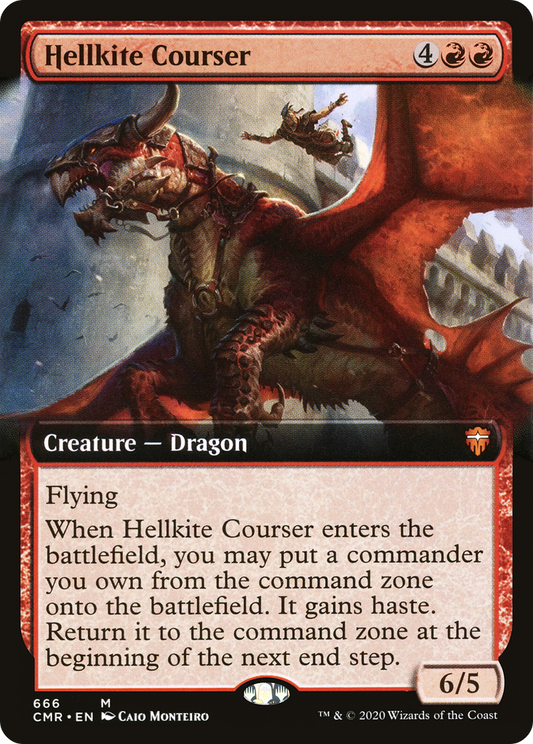 Hellkite Courser (666) (Extended Art)