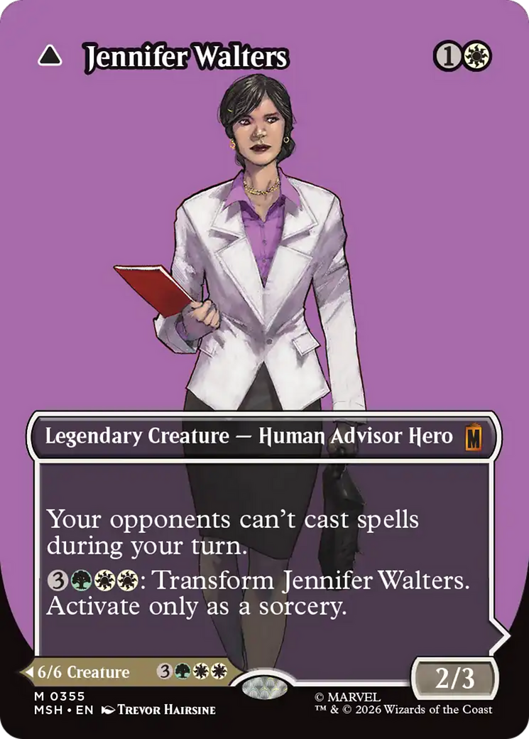 Jennifer Walters // The Sensational She-Hulk (0355) (Borderless) (MSH) - Foil