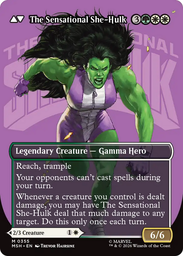 Jennifer Walters // The Sensational She-Hulk (0355) (Borderless) (MSH)