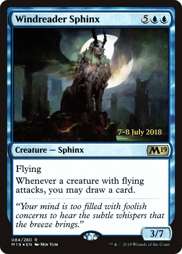 Windreader Sphinx (084) (Prerelease) - Foil