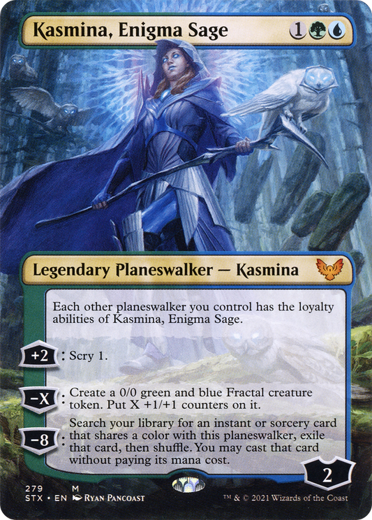 Kasmina, Enigma Sage (279) (Borderless) - Foil