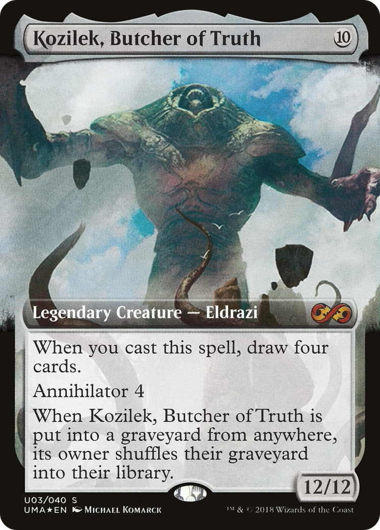 Kozilek, Butcher of Truth (U03) (Extended Art) - Foil
