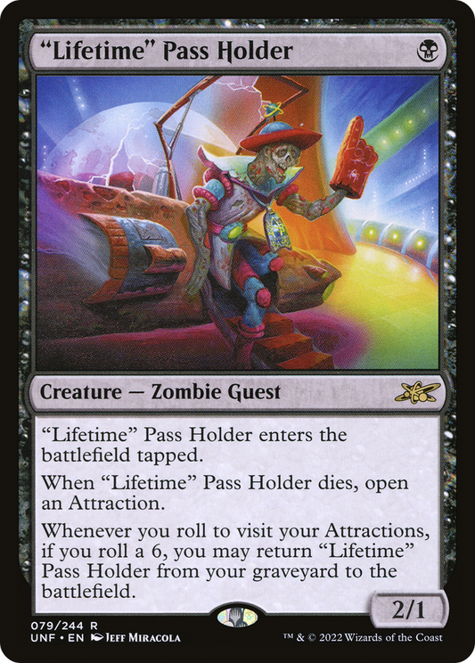 "Lifetime" Pass Holder - Foil