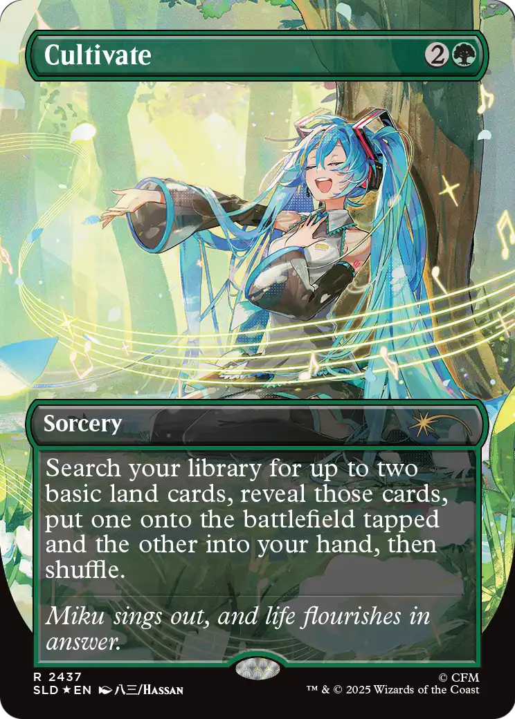 Cultivate (2437) (Borderless) (SLD) - Foil