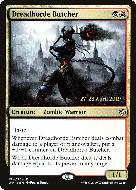 Dreadhorde Butcher (194) (Prerelease) - Foil