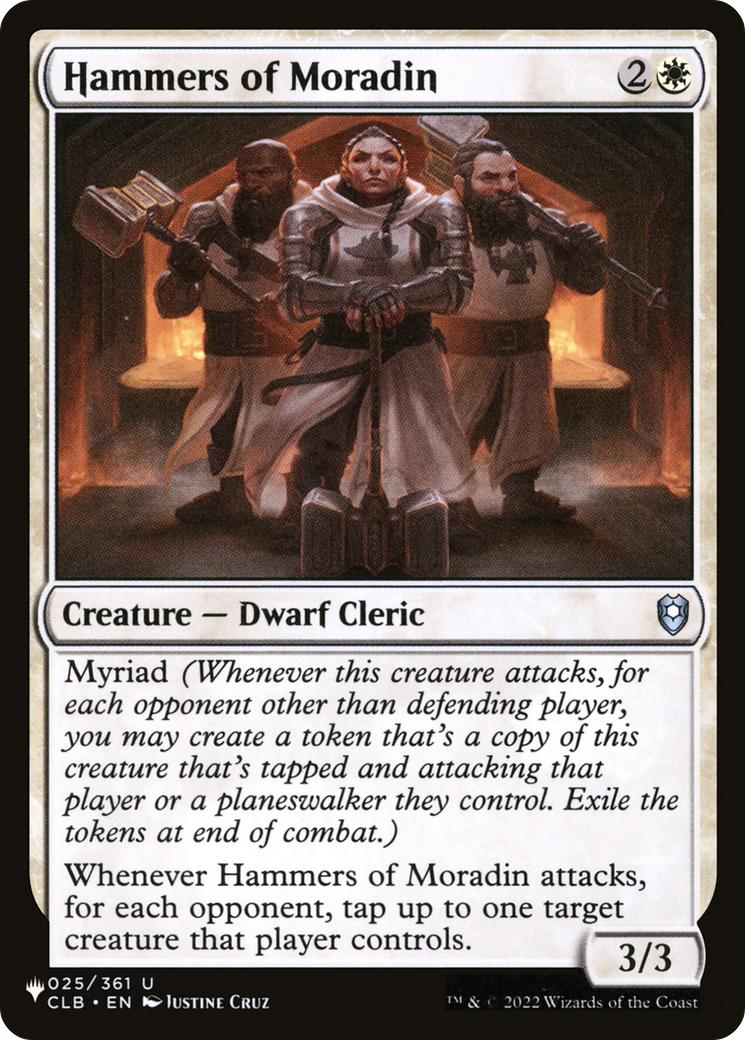 Hammers of Moradin (CLB-25) (PLST)