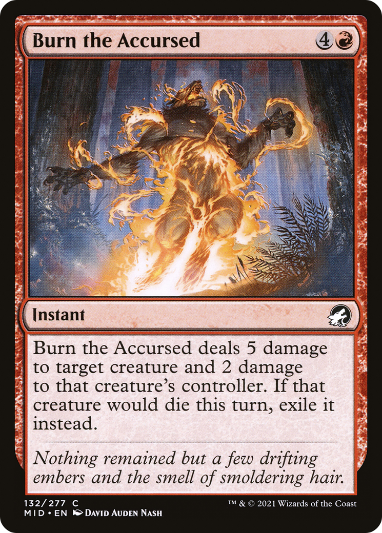 Burn the Accursed - Foil