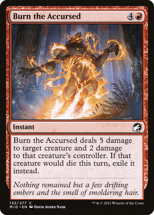 Burn the Accursed - Foil