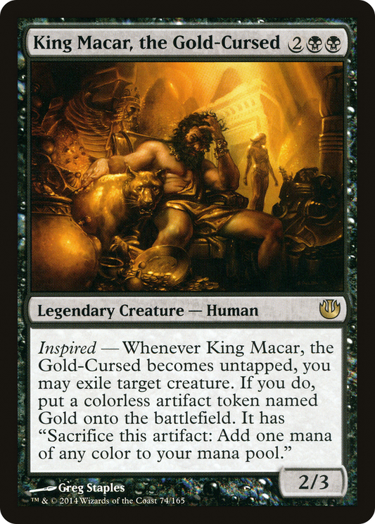 King Macar, the Gold-Cursed - Foil