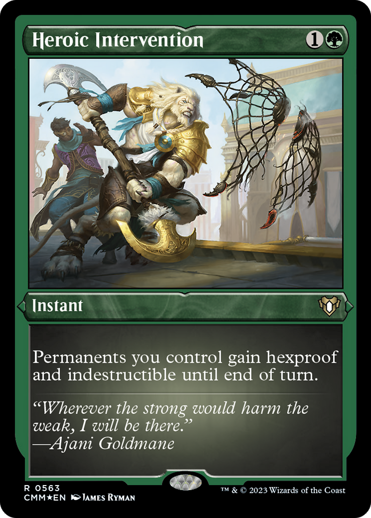 Heroic Intervention (0563) - Foil Etched