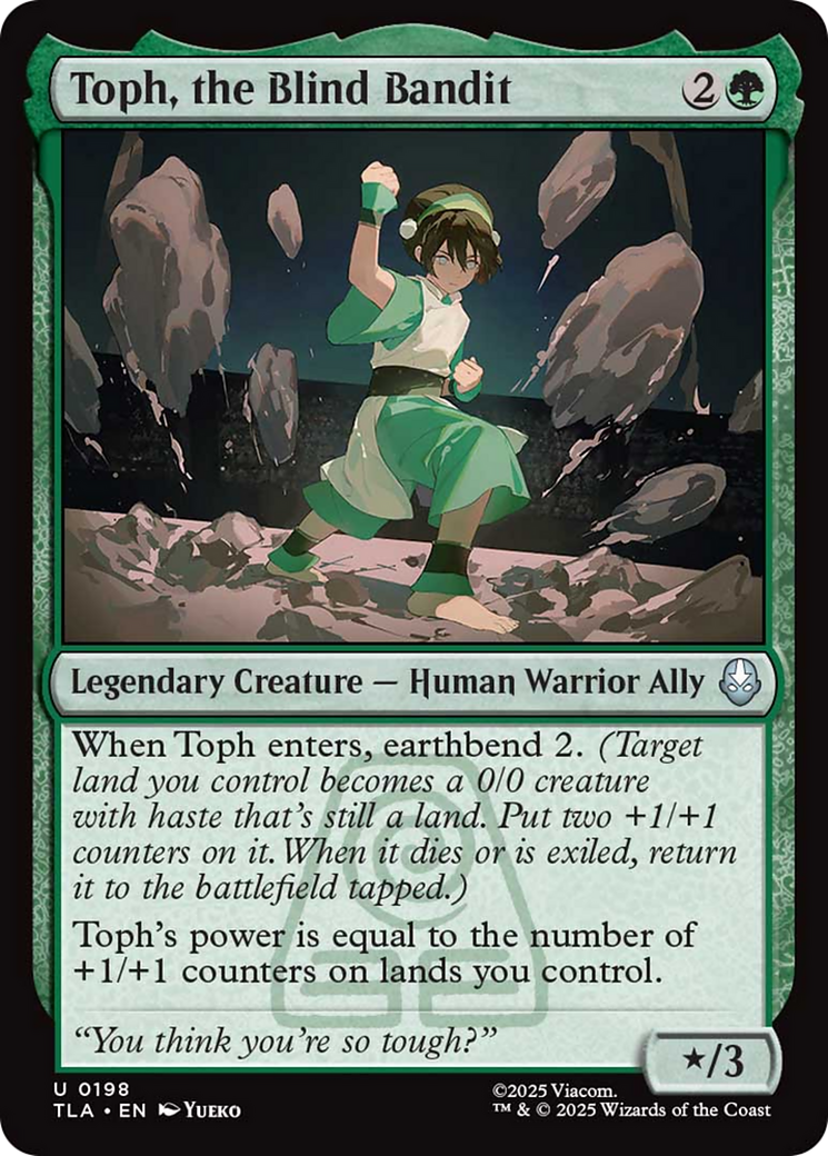 Toph, the Blind Bandit - Foil tla