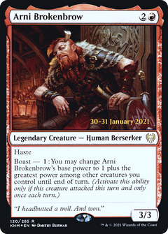 Arni Brokenbrow (120) (Prerelease) - Foil