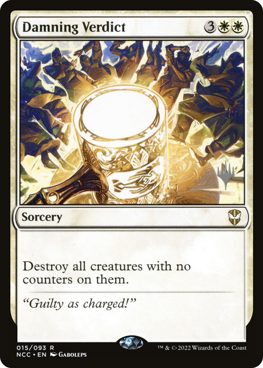 Damning Verdict (015) (Promo Pack) - Foil