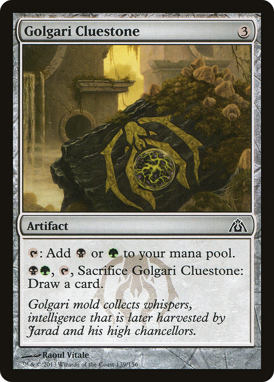 Golgari Cluestone - Foil