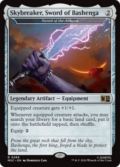 Skynreaker, Sword of Bashenga [Sword of the Animist] (MSC) - Surge Foil