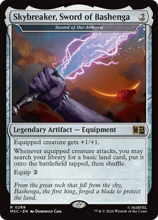Skynreaker, Sword of Bashenga [Sword of the Animist] (MSC) - Surge Foil