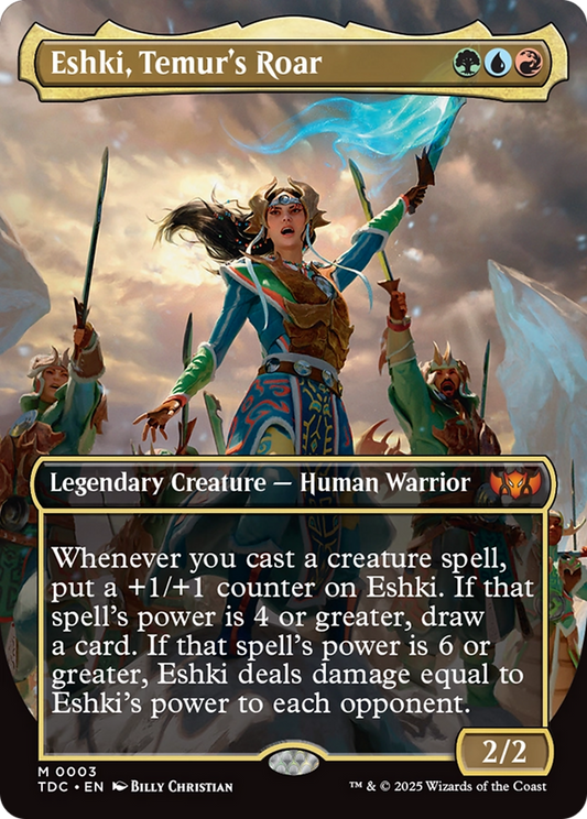 Eshki, Temur's Roar (0003) (Borderless)