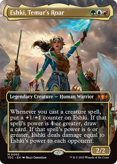 Eshki, Temur's Roar (0003) (Borderless) - Foil