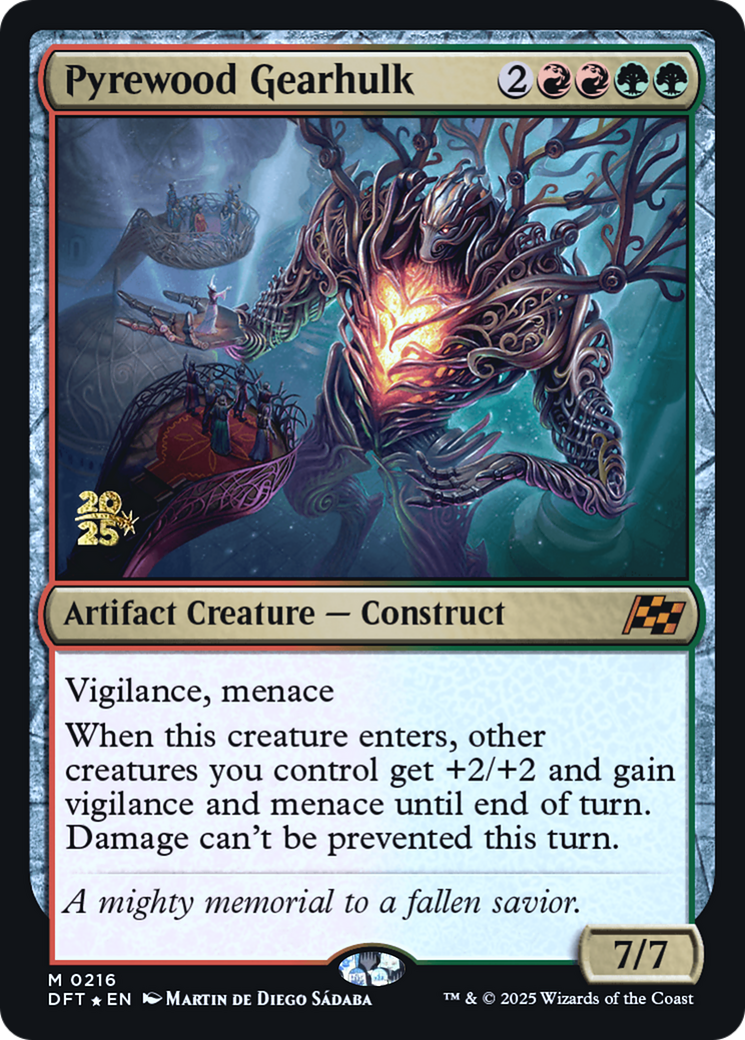 Pyrewood Gearhulk (0216) (Prerelease) - Foil