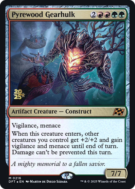 Pyrewood Gearhulk (0216) (Prerelease) - Foil