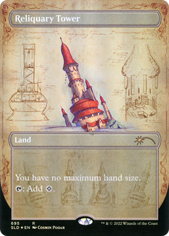 Reliquary Tower (695) (Borderless) - Foil