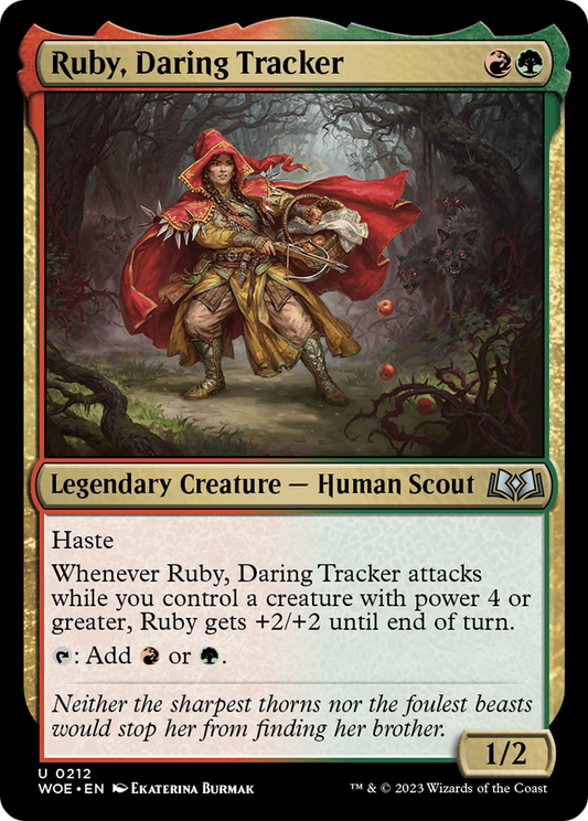 Ruby, Daring Tracker - Foil