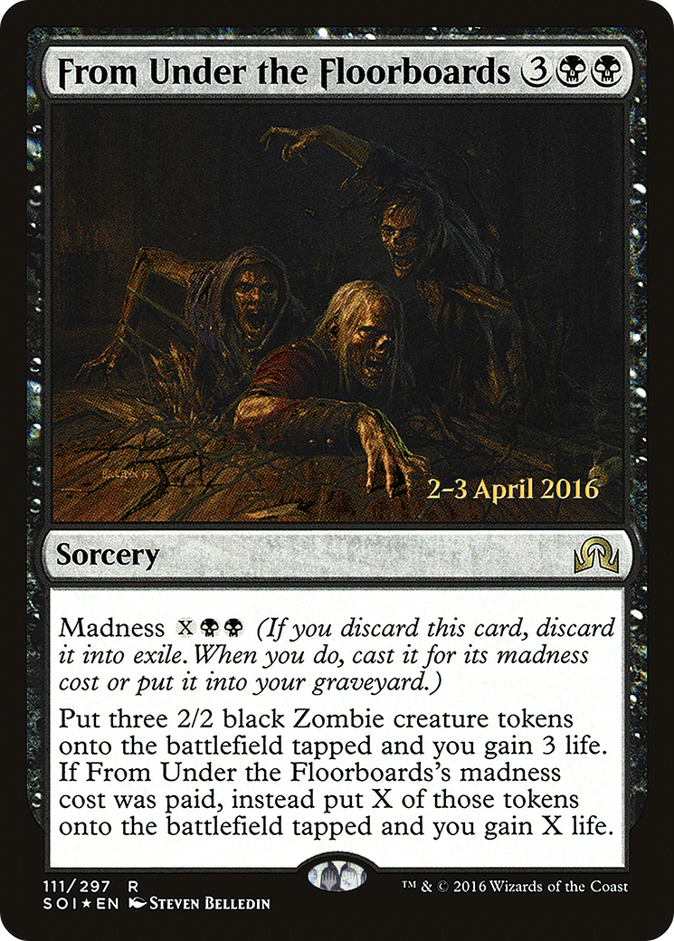 From Under the Floorboards (111) (Prerelease) - Foil