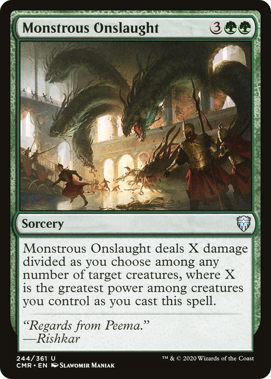 Monstrous Onslaught - Foil