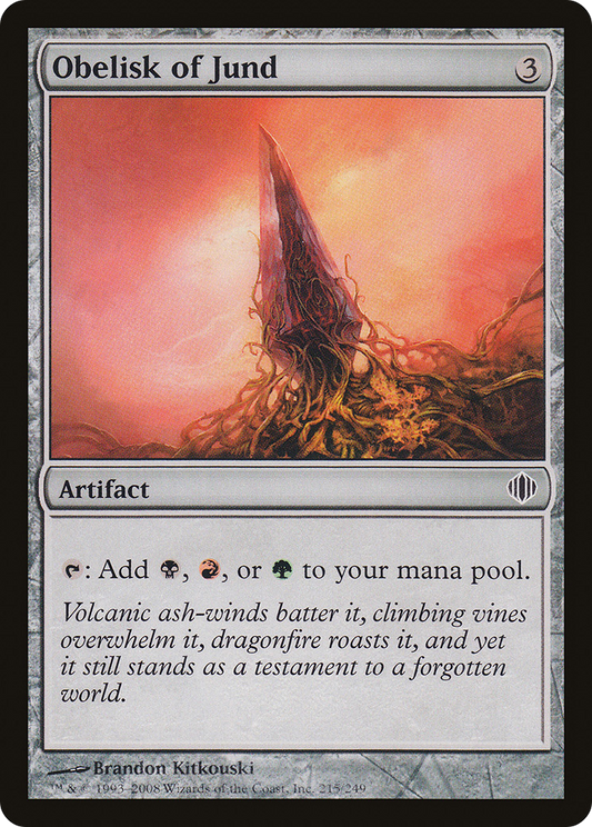 Obelisk of Jund - Foil
