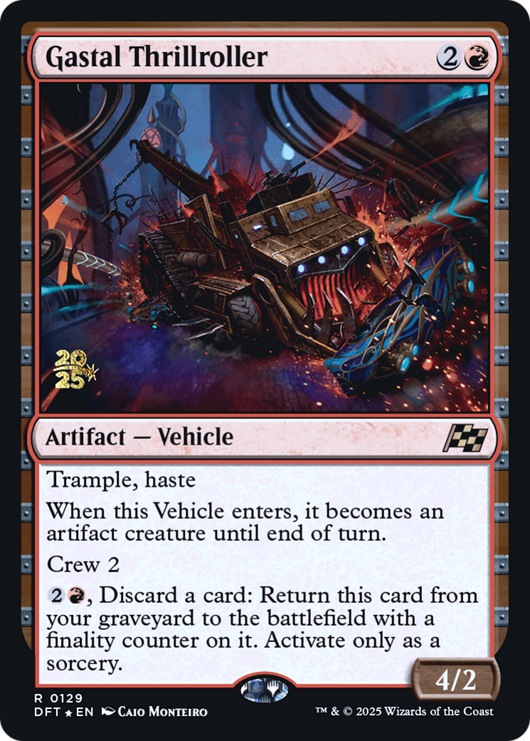 Gastal Thrillroller (0129) (Prerelease) - Foil