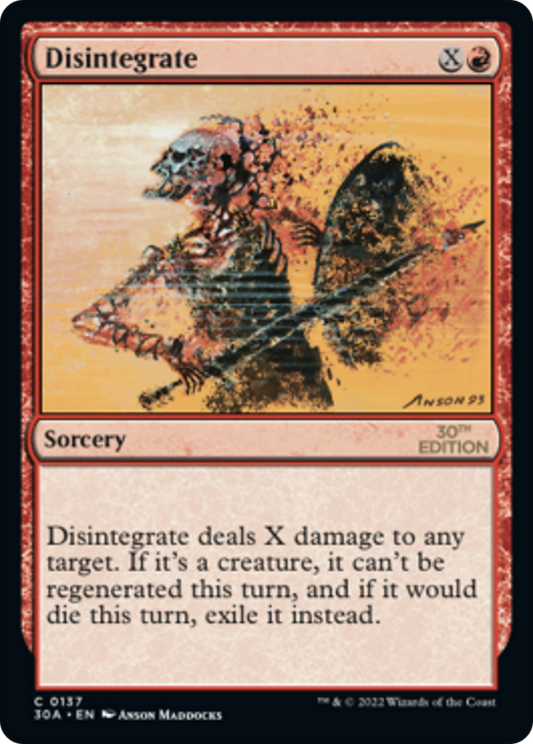 Disintegrate (Modern Frame)