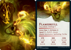 Flameskull (14/81) Art Card (AAFR) - Gold-Stamped Signature