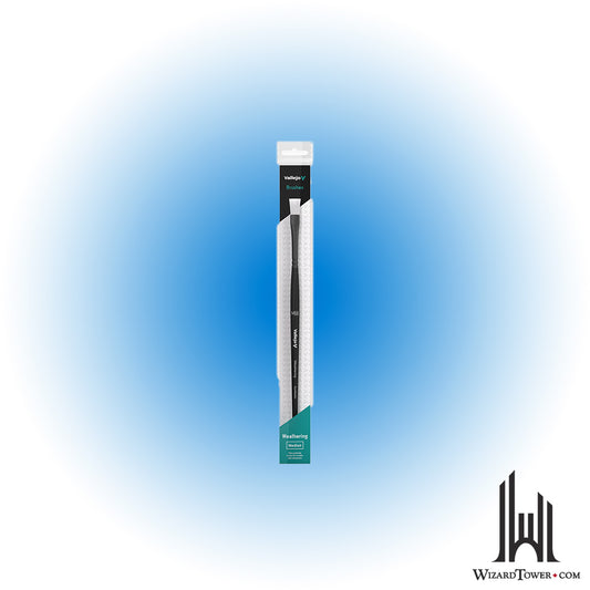 Vallejo Weathering Flat Synthetic Brush - Medium