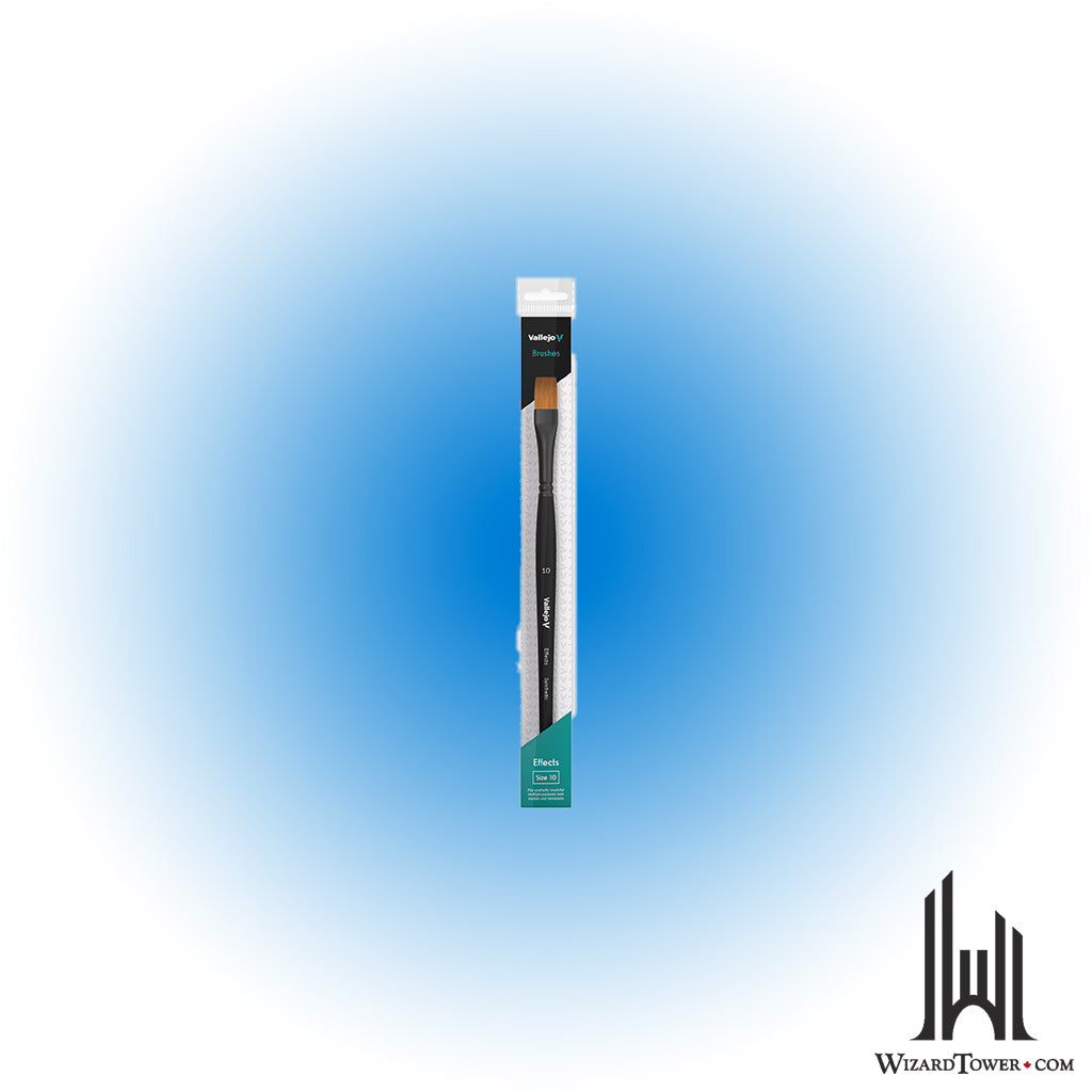 Vallejo Flat Rectangular Synthetic Brush No. 10
