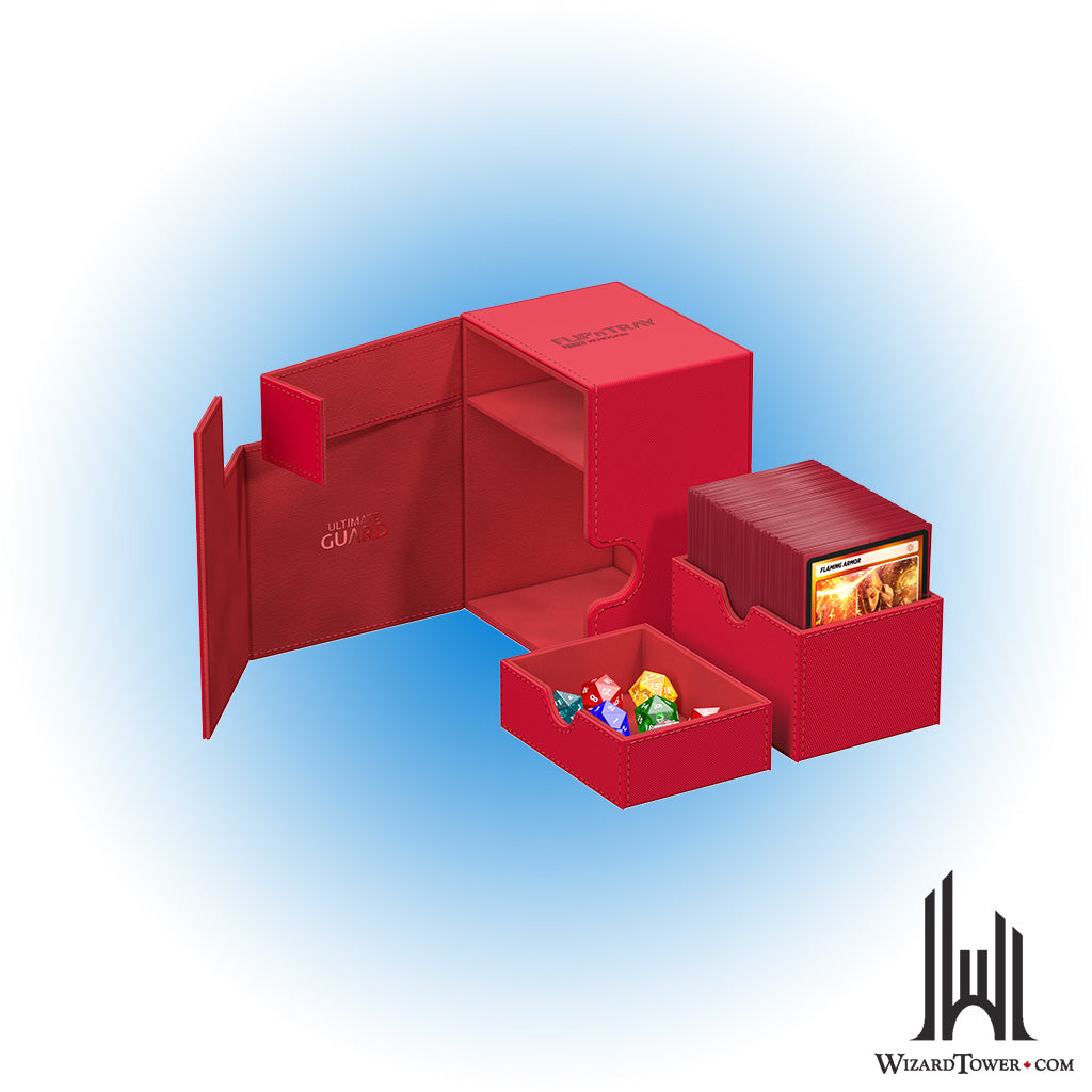 Deck Box - Flip'n'Tray - Monocolor Red 133+