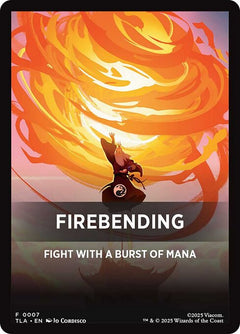 Firebending Theme Card (0007) (FTLA)