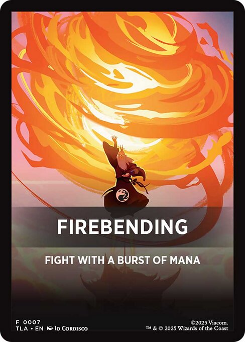 Firebending Theme Card (0007) (FTLA)