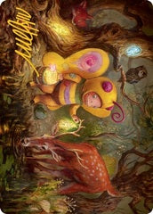Glimmer Bairn (39/81) Art Card (AMH2) - Gold-Stamped Signature