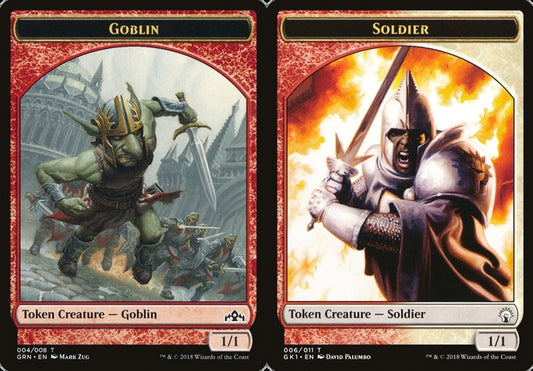 Goblin (004) // Soldier (006) Double-Sided Token (TGK)