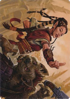 Half-Elf Monk (28/81) Art Card