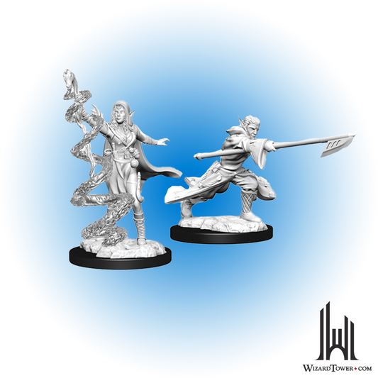 Unpainted Miniature - Magic the Gathering - Joraga Warcaller Elves
