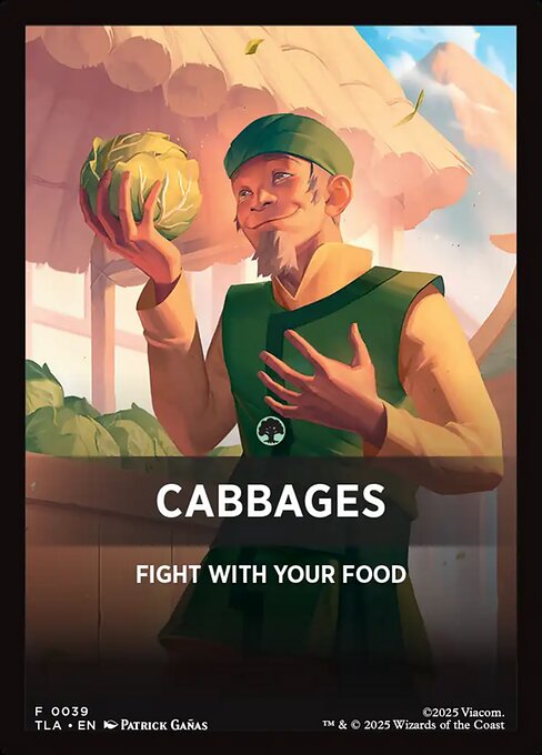 Cabbages Theme Card (0039) (FTLA)